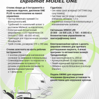 Стоматологічна установка Diplomat MODEL ONE 100