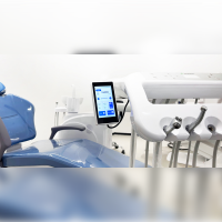 Стоматологічний вбудований електромотор E1, EN із сенсорною панеллю керування