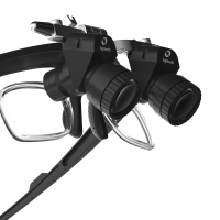 Brilliance 48 PRO– Бінокулярні лупи системи Flip-up на металевій оправі, 5Х