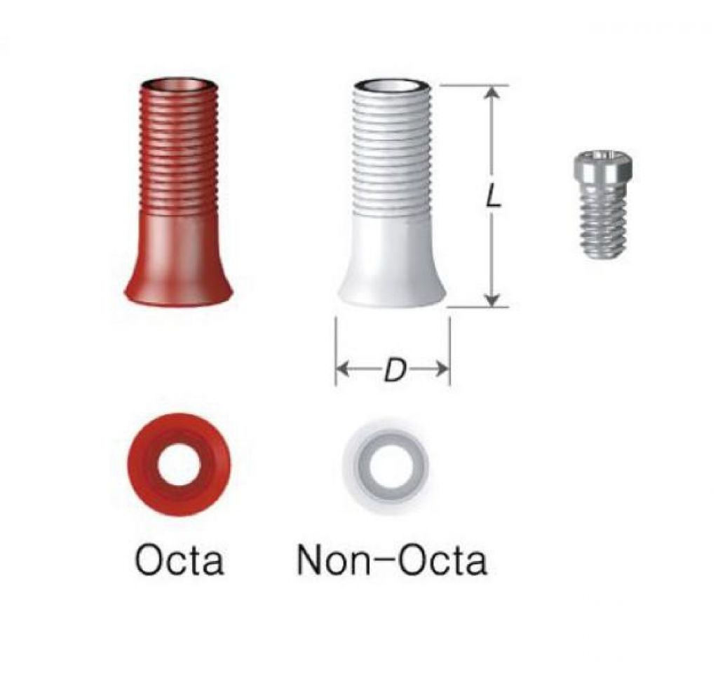 Пластиковий циліндр для Octa абатментів UF/UF(II) DIO